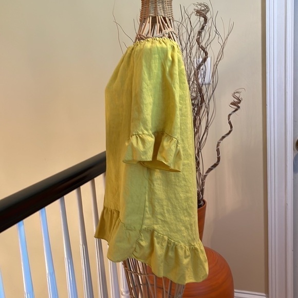 Terzo Millennio 🔥Sale🔥made in Italy yellow top Made in Italy 🇮🇹 - Picture 3 of 9